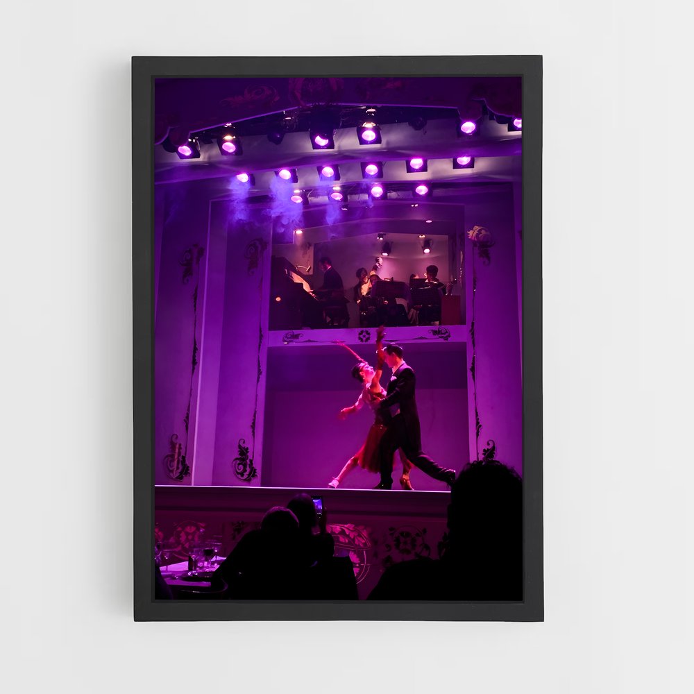 Poster Tango en Fête – affiche Danse (vue 2)